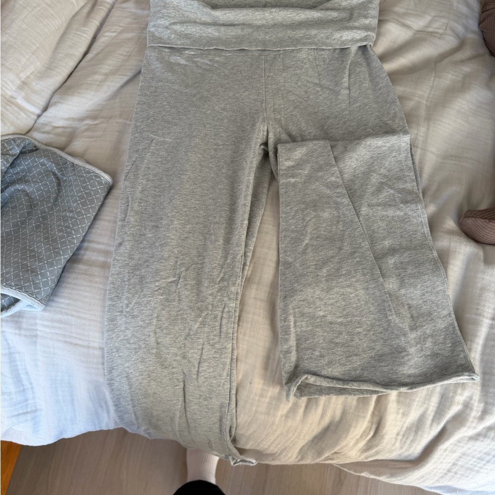 SKIMS Heather Gray Lounge Pants
